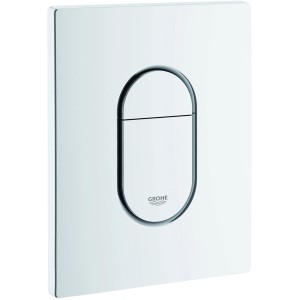 Grohe Arena Cosmopolitan WC splachovacia doska v alpskej bielej pre duálne splachovanie.