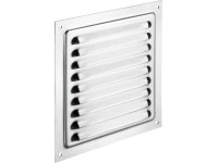 VLC Hliníková vetracia mriežka strieborná 150 x 150 mm