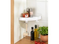 Allstar Polička Klemm-Fix rohová biela ABS plast 33 cm x 4,5 cm Allstar Polička Klemm-Fix rohová biela ABS plast 33 cm x 4,5 cm