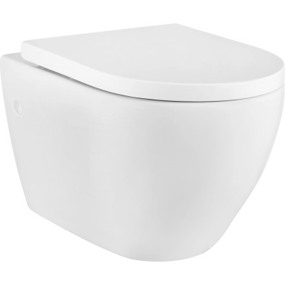 baliv Závesné WC KINGSTON WC-505.100 Rimless vr. WC sedátka SoftClose, biele