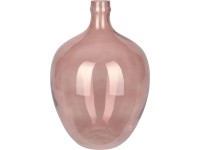 Váza Desert Flower sklo 38 cm x priemer 28 cm ružová