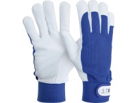 LUX Čiastočne kožené pracovné rukavice, veľ. 8