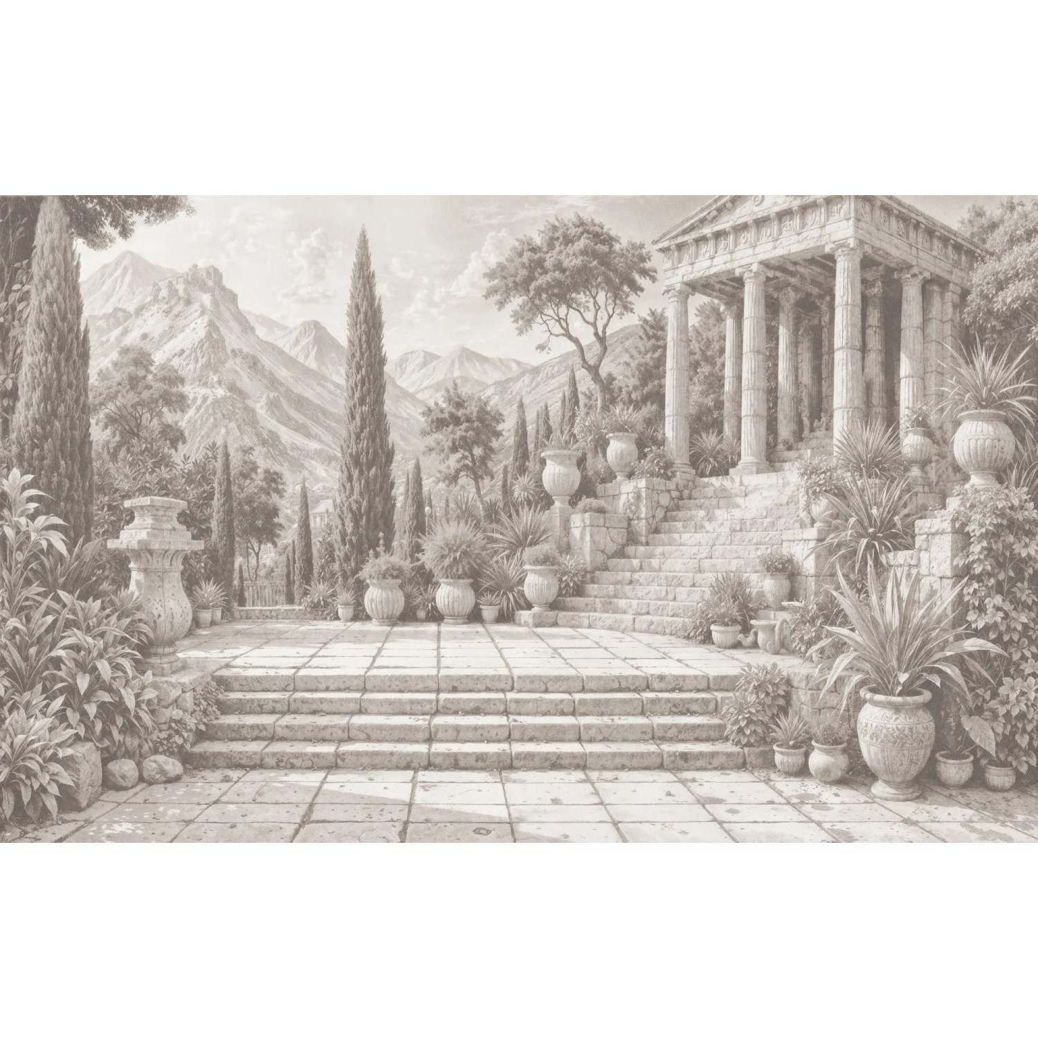 E-shop Komar Vliesová fototapeta Trompe l'oeil 250 x 400 cm
