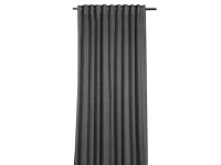Sehlbach Záves so skrytými pútkami, štruktúra s bavlnou, antracit, 245 x 135 cm