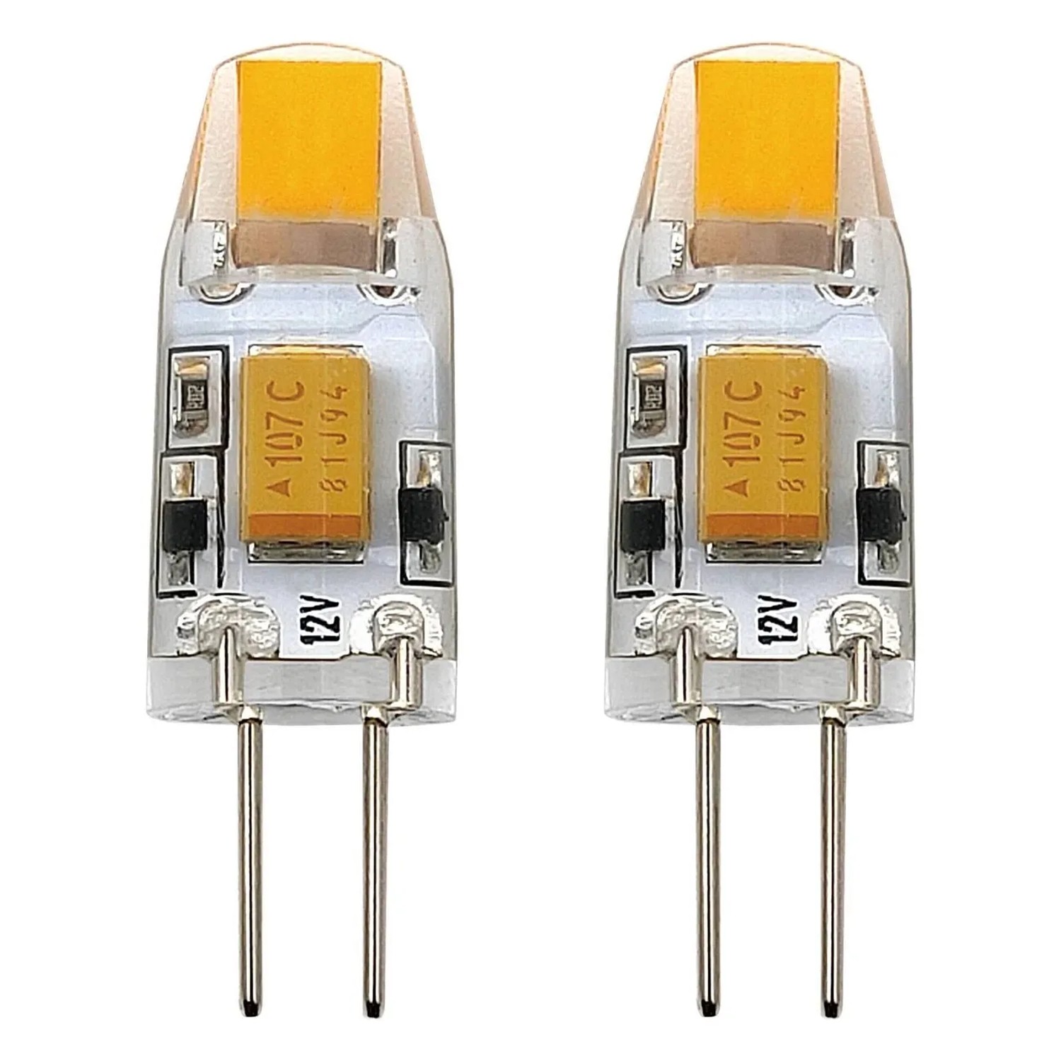 E-shop EGLO LED žiarovka G4, 200 lm, 2700 K, 2 x 1, 8 W, priehľadný plast