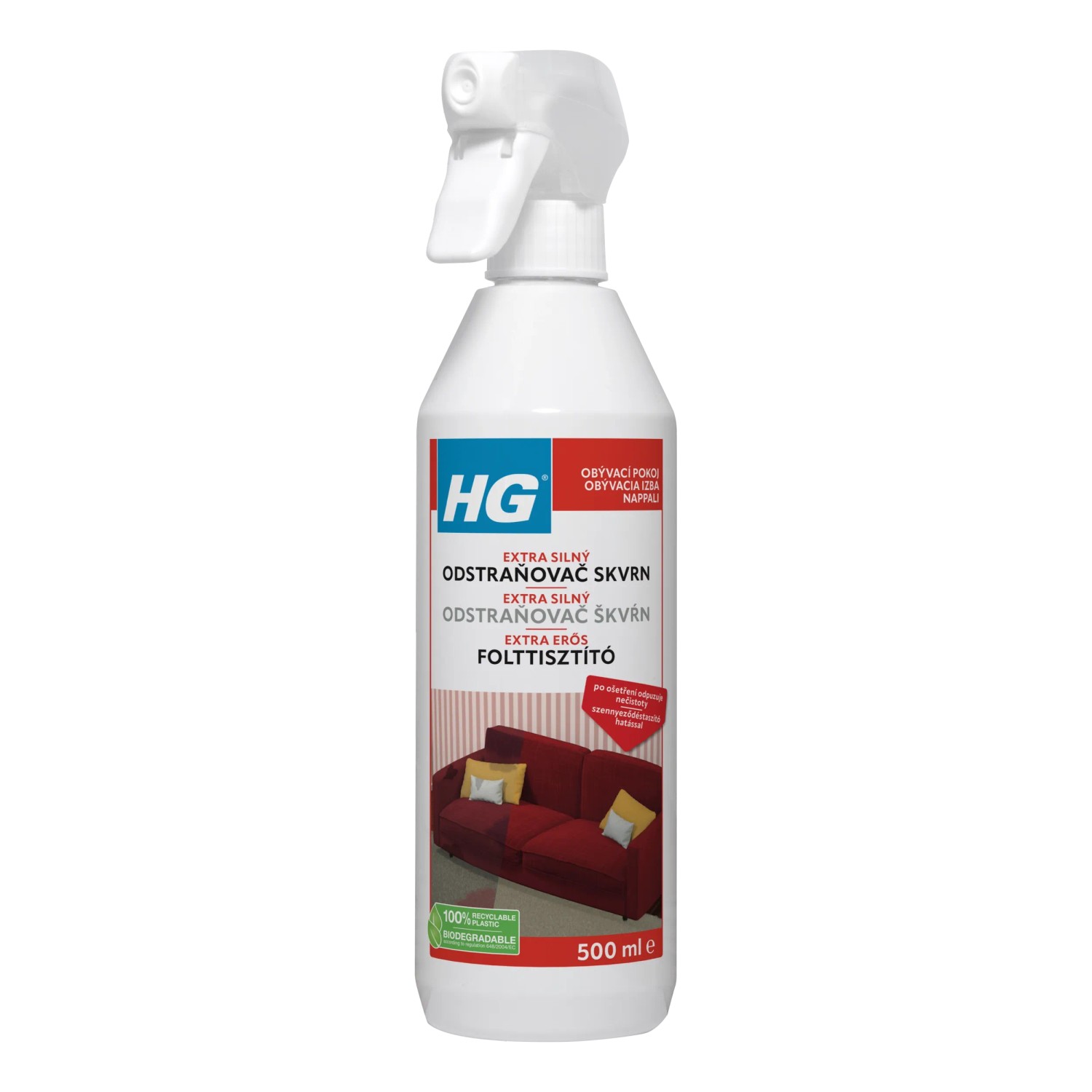 E-shop HG Extra silný odstraňovač škvŕn 500 ml