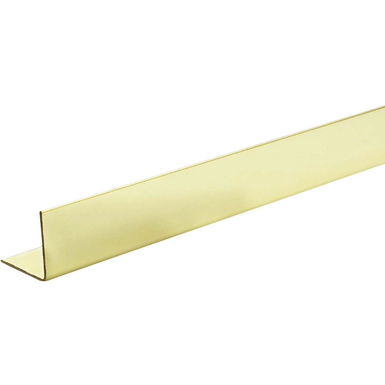E-shop Arcansas Uhlový profil z prírodnej mosadze 10 x 10 x 1000 mm