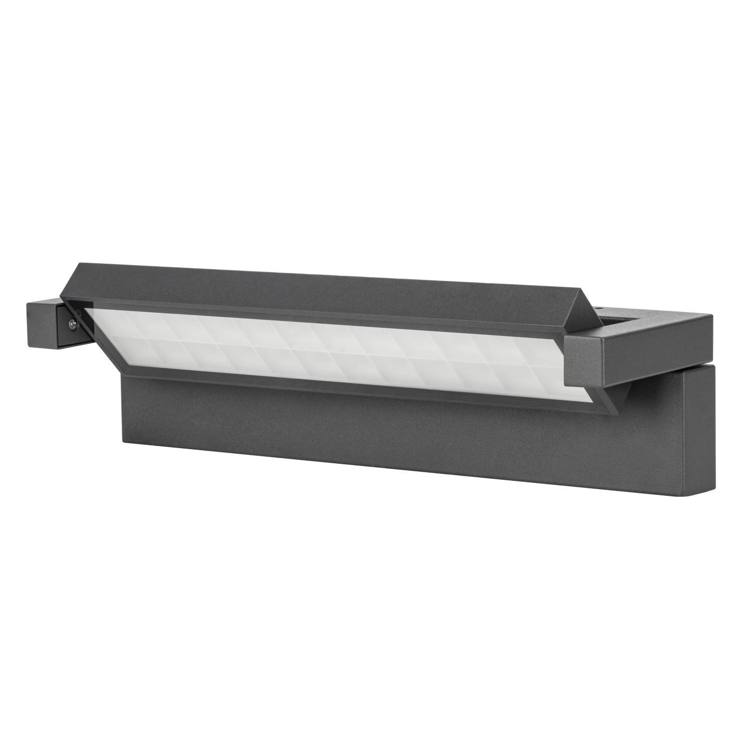 E-shop EURAKLES Vonkajšie svietidlo LUISA 36W 2600lm 4000K IP65 antracit 364x90x112 mm