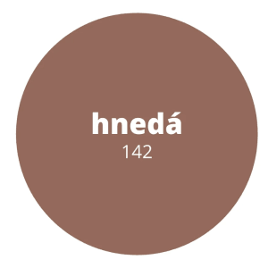 Farebný bod t.b.t. v hnedej farbe (142) pre príslušenstvo k obkladačkám.