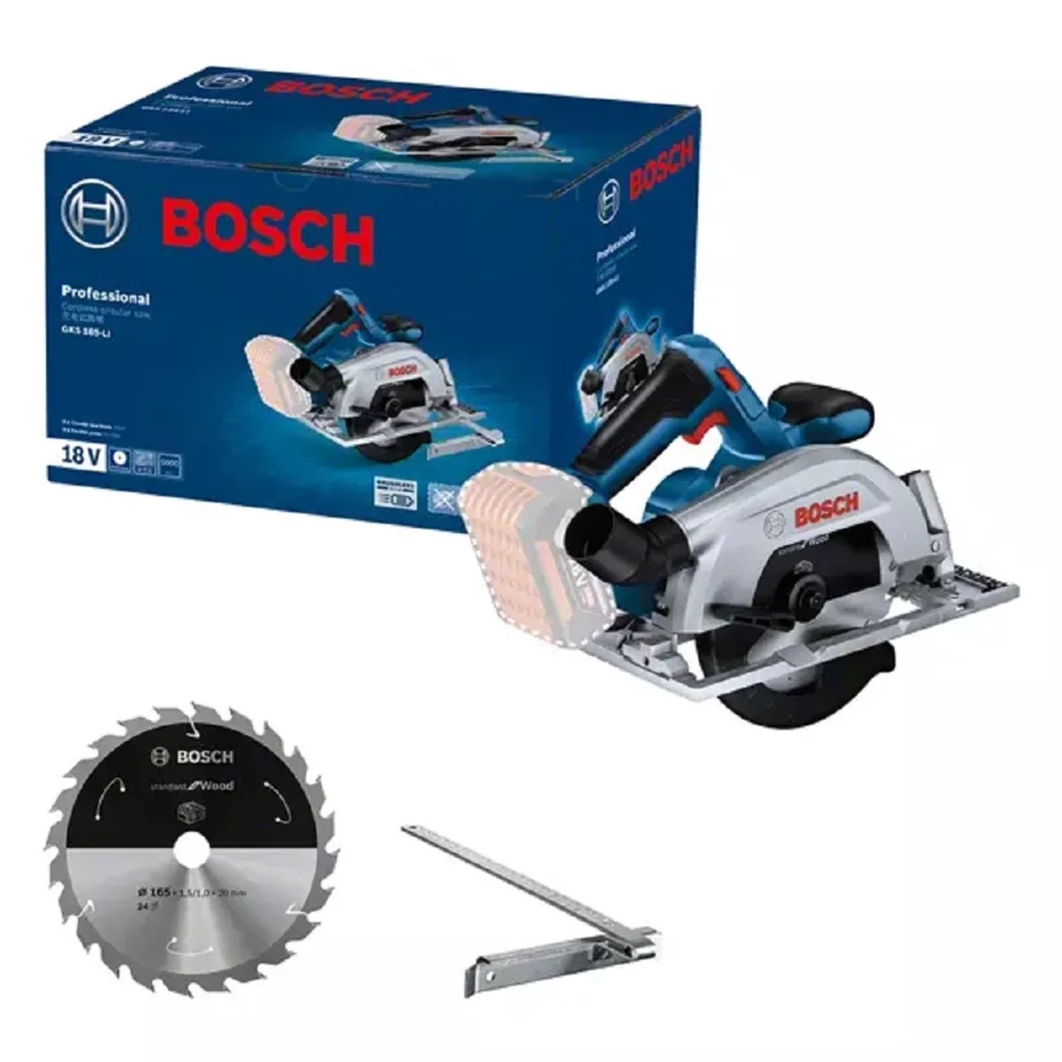 E-shop Bosch Professional Aku okružná píla GKS 185-Li (0.601.6C1.221)