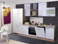 Flex-Well Kuchyňa Valero 310 cm/typ 1-chlad./rúra/varná doska/digestor/umývačka