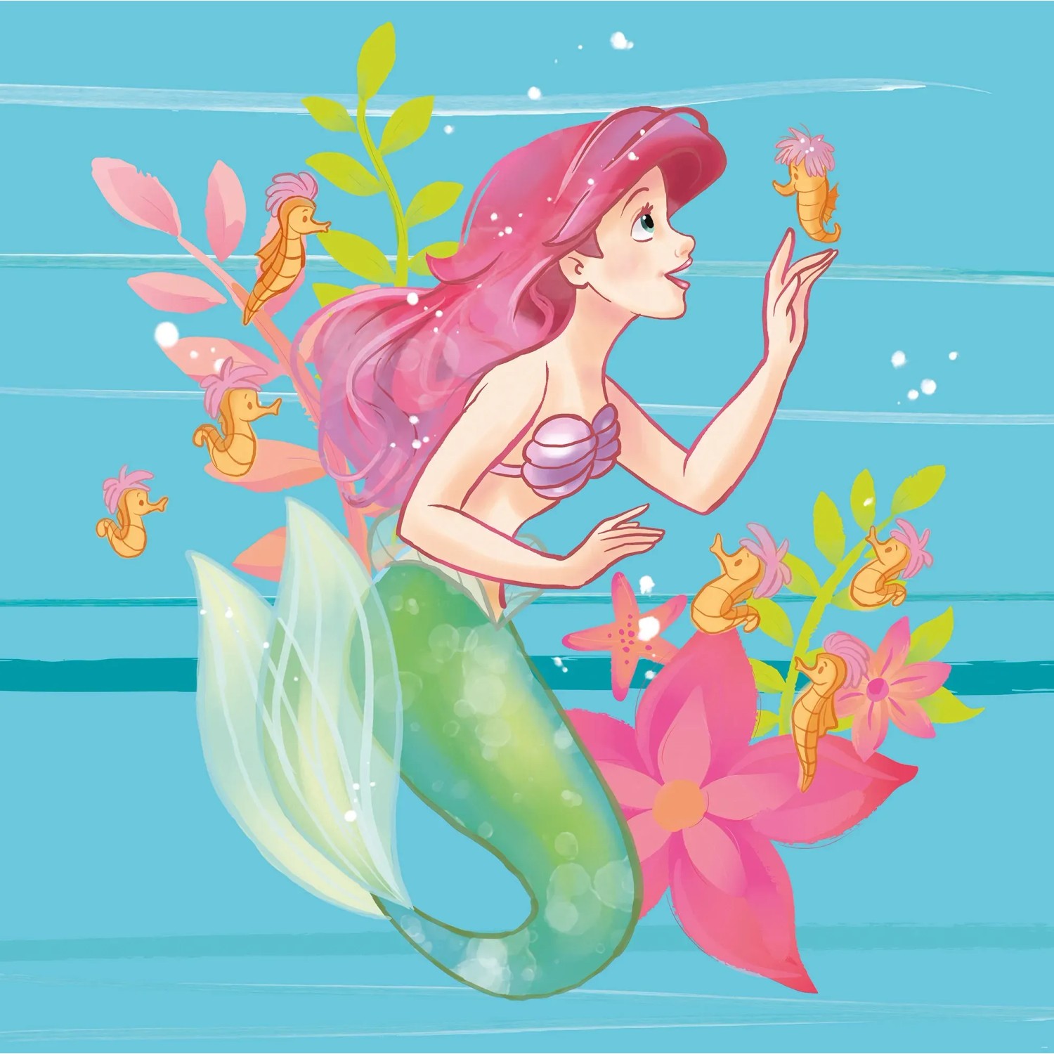 E-shop Komar Vliesová fototapeta Ariel Little Friends 250 x 280 cm