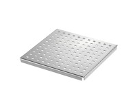 GS Terrassen Terasový odtokový rošt, nerezová oceľ V2A, 300 x 300 x 18 mm GS Terrassen Terasový odtokový rošt, nerezová oceľ V2A, 300 x 300 x 18 mm