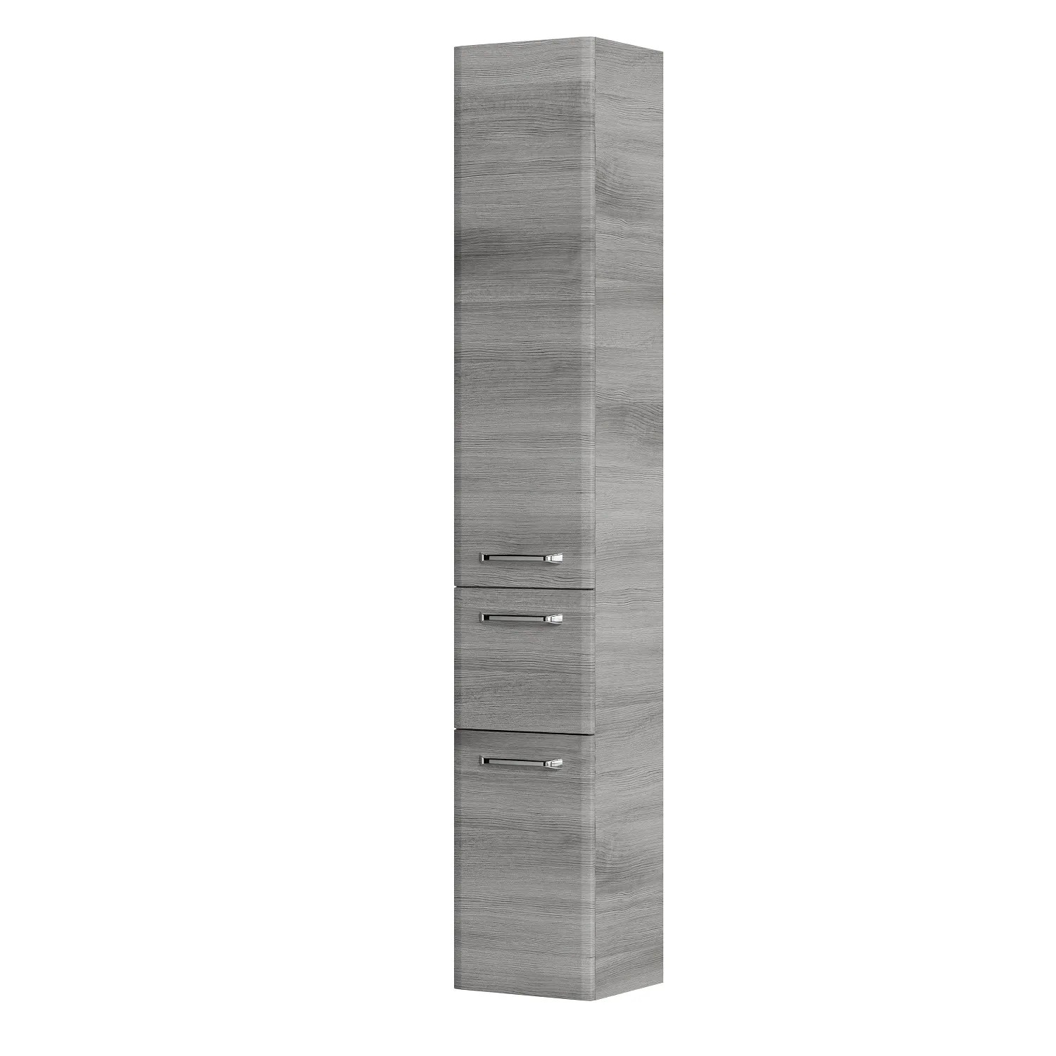 E-shop Pelipal Vysoká kúpeľňová skrinka Quickset 328, grafit, 185,5 x 30 x 33 cm