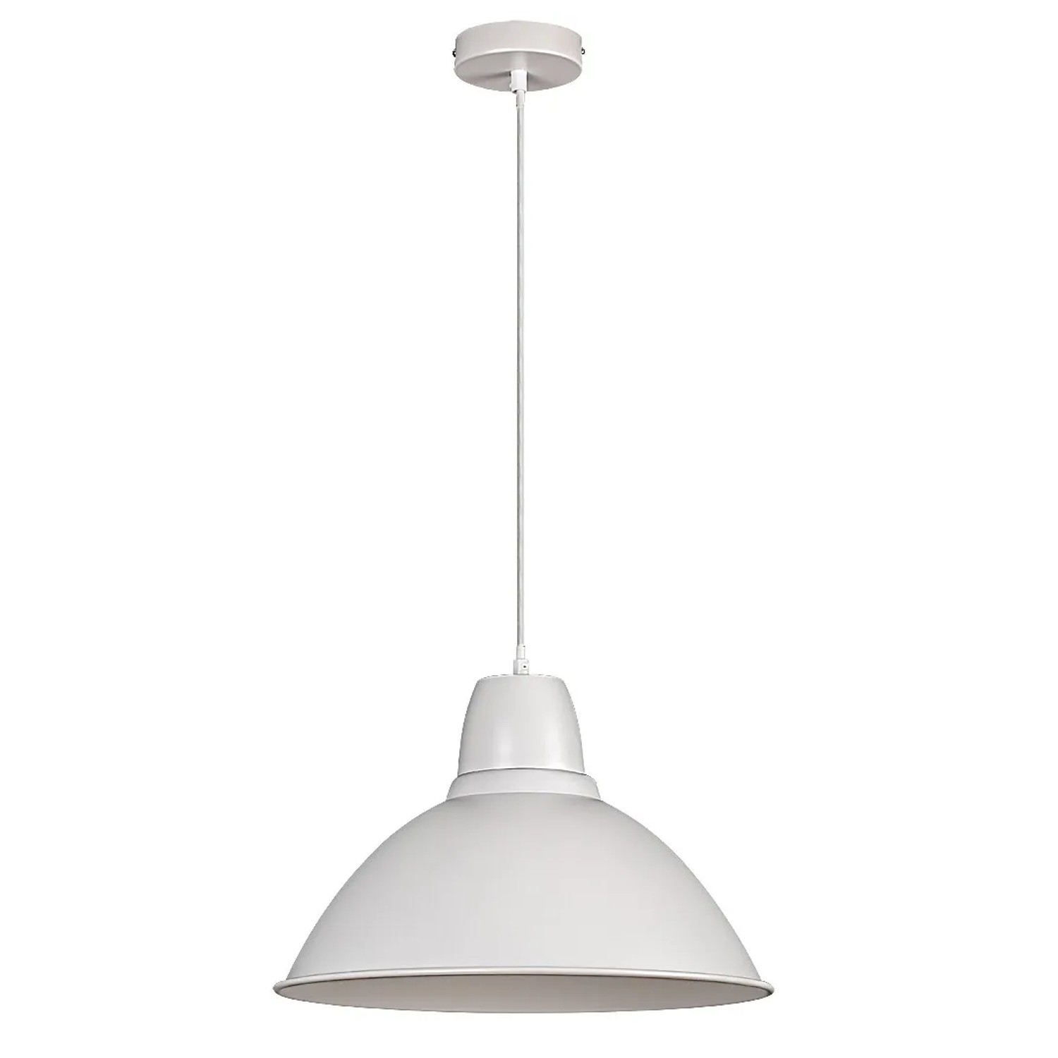 E-shop Rabalux Závesný luster Wilbour, biela, pr. 36 x 120 cm