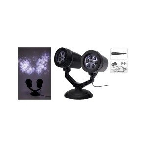 Koopman LED projektor snehových vločiek
