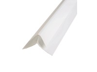 HOPA Vonkajší profil roh k plastovému obkladu, biely, 25 x 25 mm