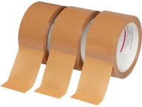 Súprava lepiacich pások hnedé 66 m x 48 mm 3-dielna