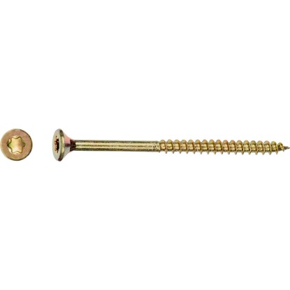 LUX-TOOLS Skrutka TX, so zápust. hlavou, čiast. závit, pr. 4,5 x 40 mm, 40 ks