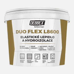Vedro Debbex Duo Flex L8600, elastické lepidlo a hydroizolácia pre rôzne povrchy.