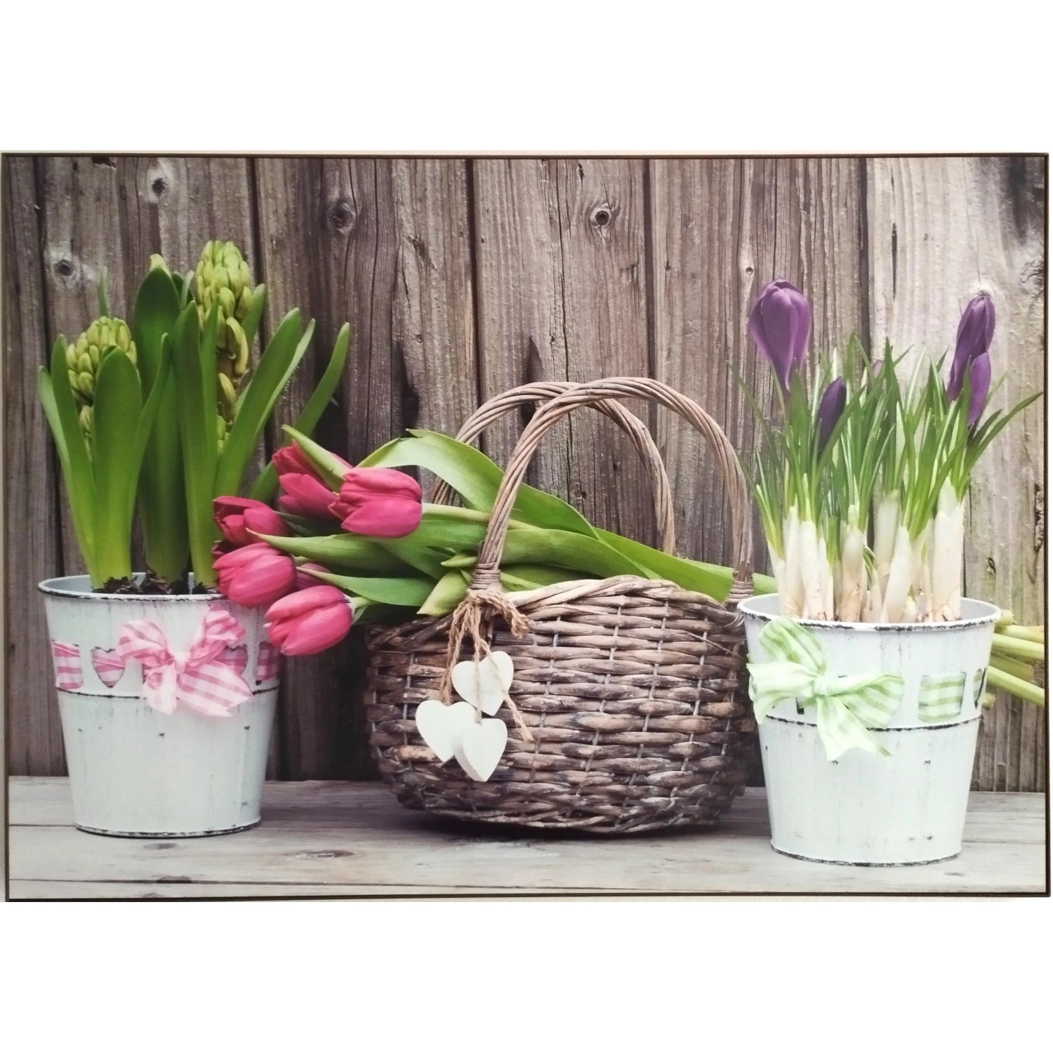 E-shop Bondecor Obraz Putframe Flora 50 x 70 cm