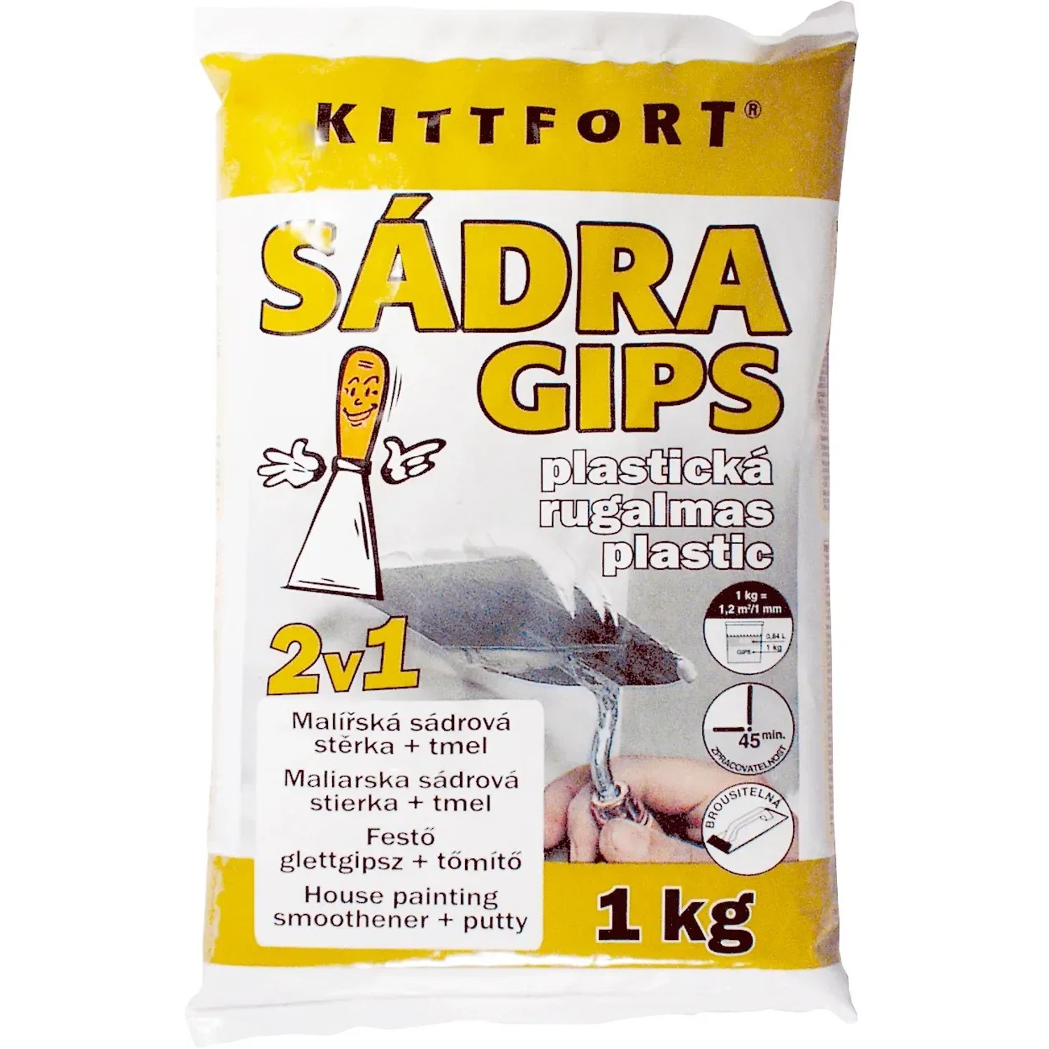 E-shop Kittfort Sadra plastická 1 kg