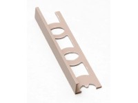 Lemová ukončovací a rohová lišta PVC, typ L8, bahama, 8 mm/2,5 m