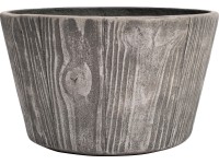 Ozdobná miska Wood-Collection svetlosivá, 23 x 23 x 14 cm