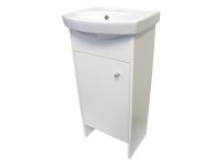 A-Interiéry Kúpeľňová skrinka Zoe 40 New P/L s keramickým umývadlom 40 cm, biela