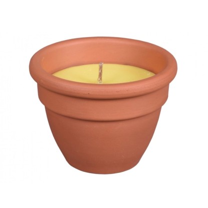 NOHEL GARDEN Vonná sviečka proti hmyzu citronella v ker. nádobe, pr. 9 cm