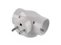 Emos Trojitá rozbočovacia zásuvka 3x 2P + PE, 16/2,5 A, biela Emos Trojitá rozbočovacia zásuvka 3x 2P + PE, 16/2,5 A, biela