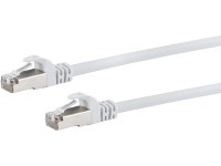 Schwaiger Sieťový kábel CAT 6 (SF/UTP) RJ45, biela, 50 m