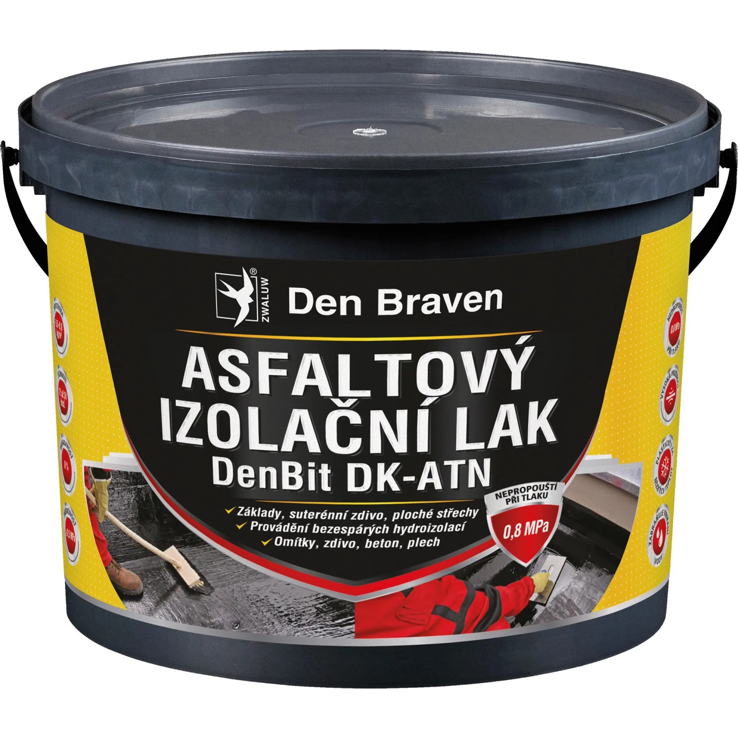 E-shop Den Braven Asfaltový izolačný lak DK-ATN 4,5 g