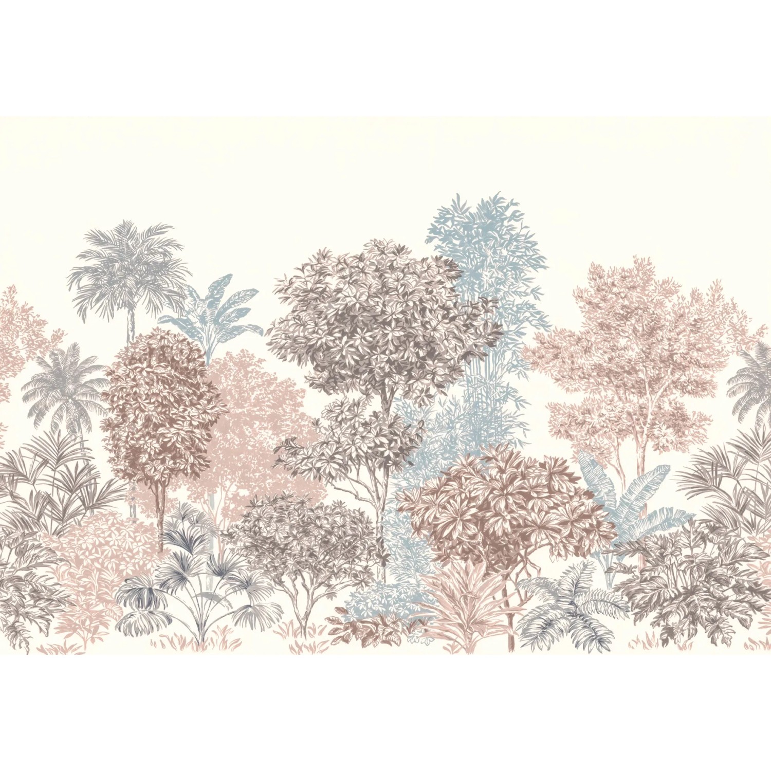 E-shop Komar Vliesová fototapeta Painted Trees 400 x 280 cm