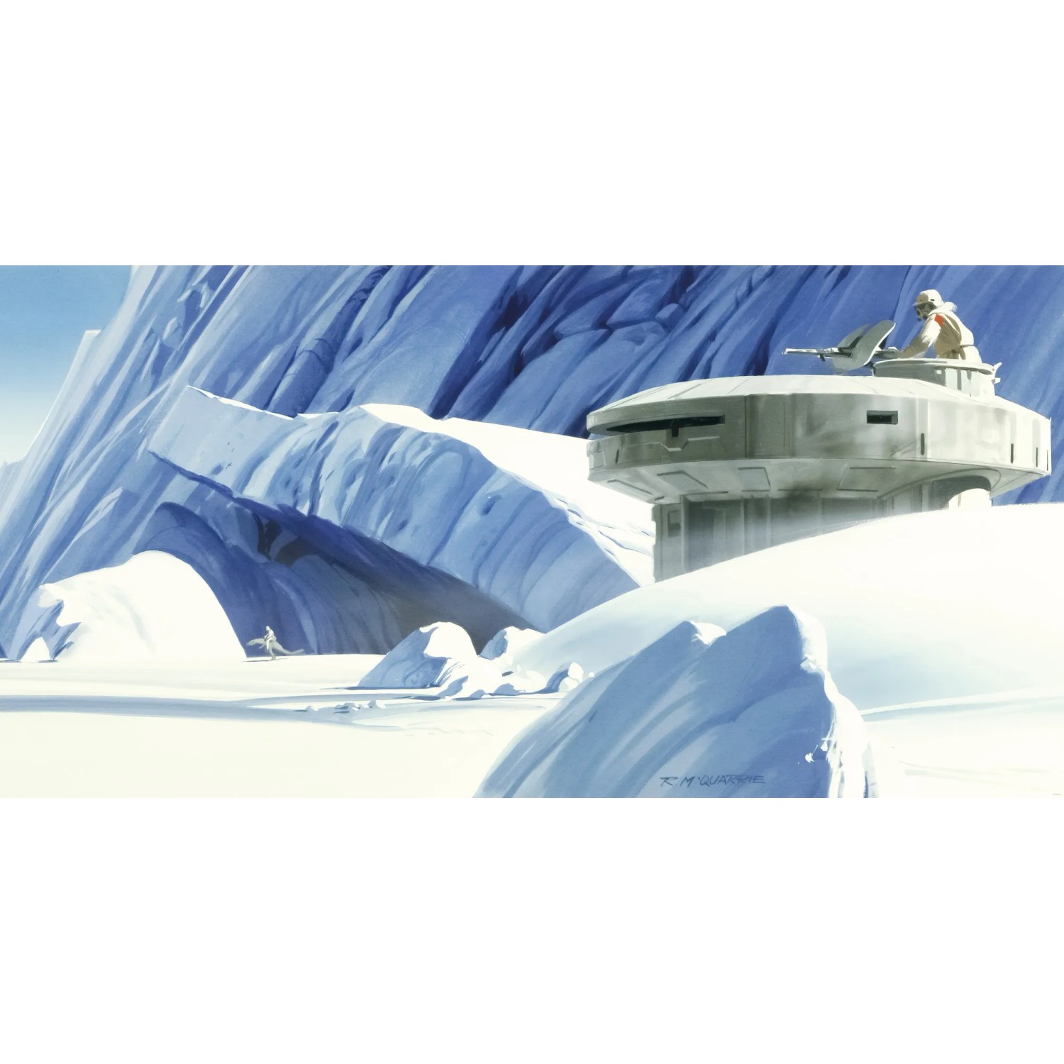 E-shop Komar Vliesová fototapeta Star Wars Classic RMQ Hoth Echo Base 500 x 250 cm