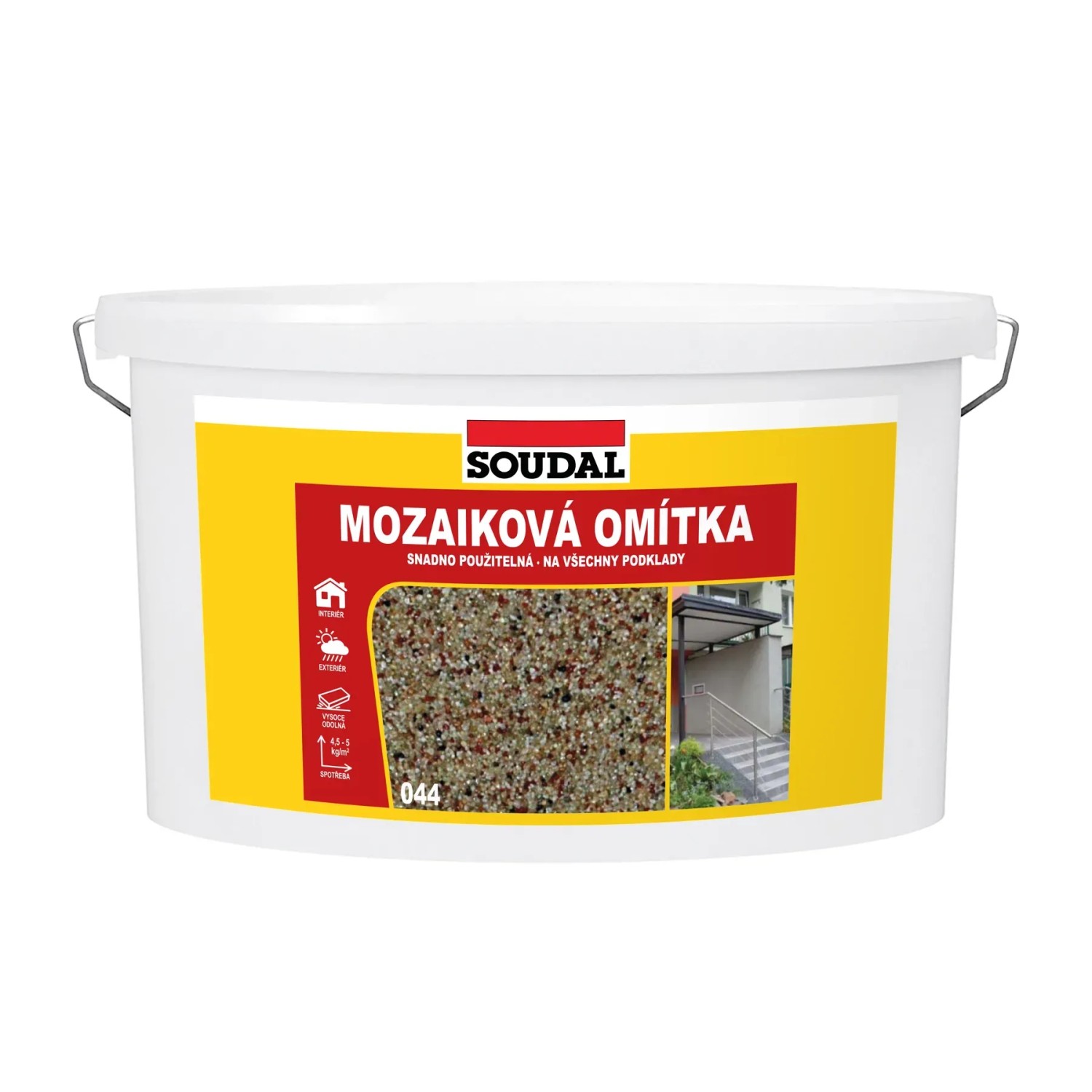 E-shop SOUDAL Mozaiková omietka 044 svetlý piesok, 16 kg