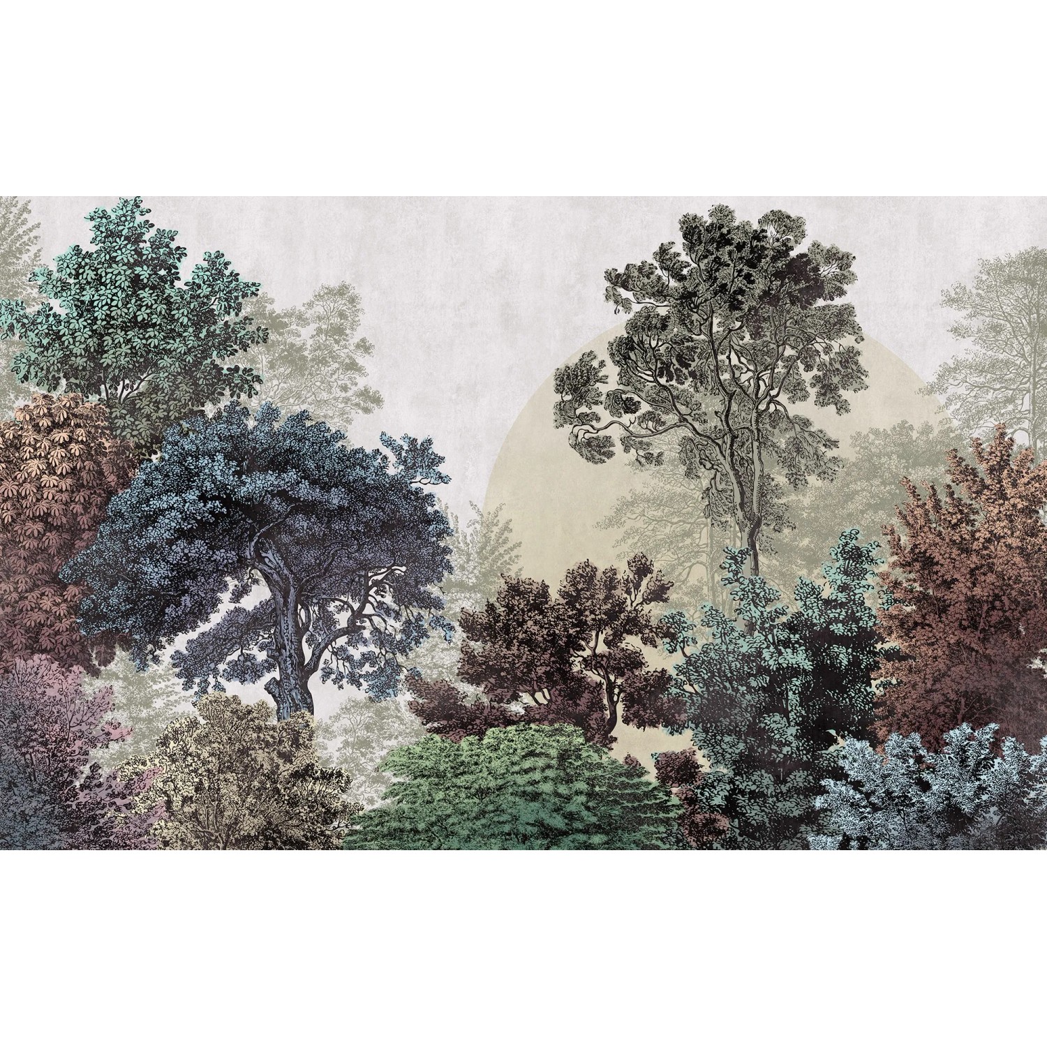 E-shop Komar Vliesová fototapeta Bois Brumeux 400 x 250 cm
