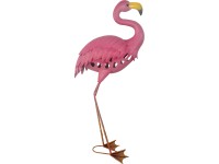 Záhradná figúrka plameniak 87,3 cm ružová