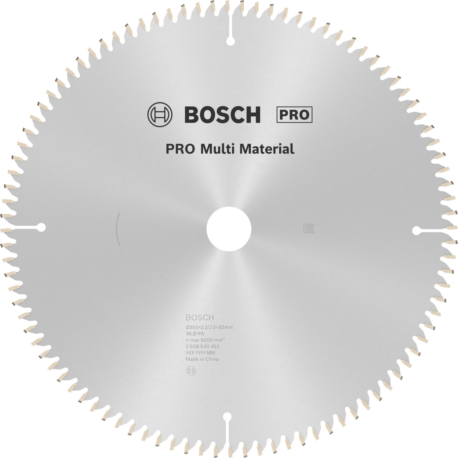 E-shop Bosch Pílový rezný kotúč Multi Material, pr. 305 x 30 mm