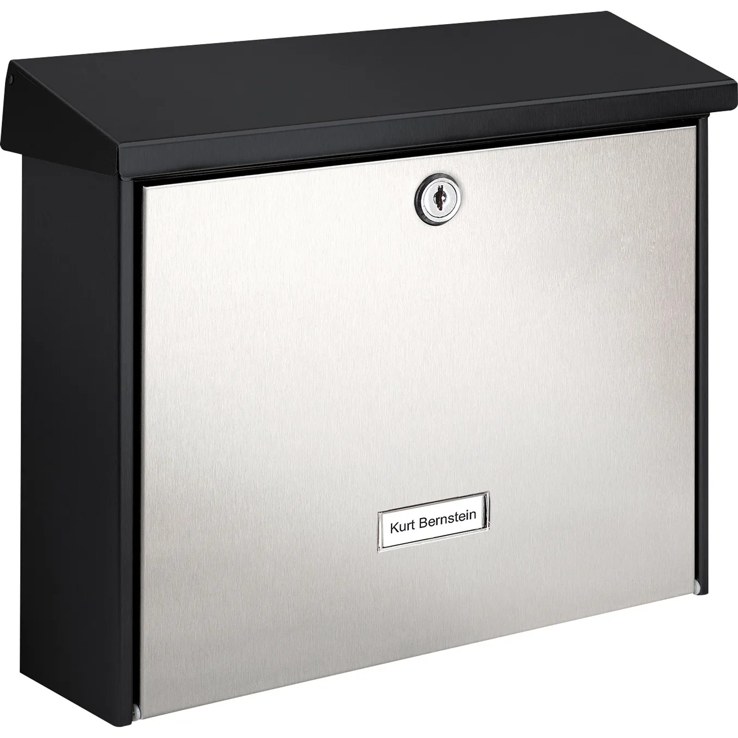 E-shop Burg Wächter Poštová schránka Black + Steel London 6867 čierno-strieborná