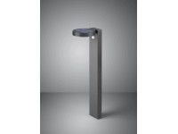 Trio Vonkajšie chodníkové LED svietidlo Posadas so solárnym modulom antracitové