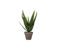 Mica Decorations Umelá rastlina aloe vera kvetináč Stan, zelená, pr. 16 x 30 cm