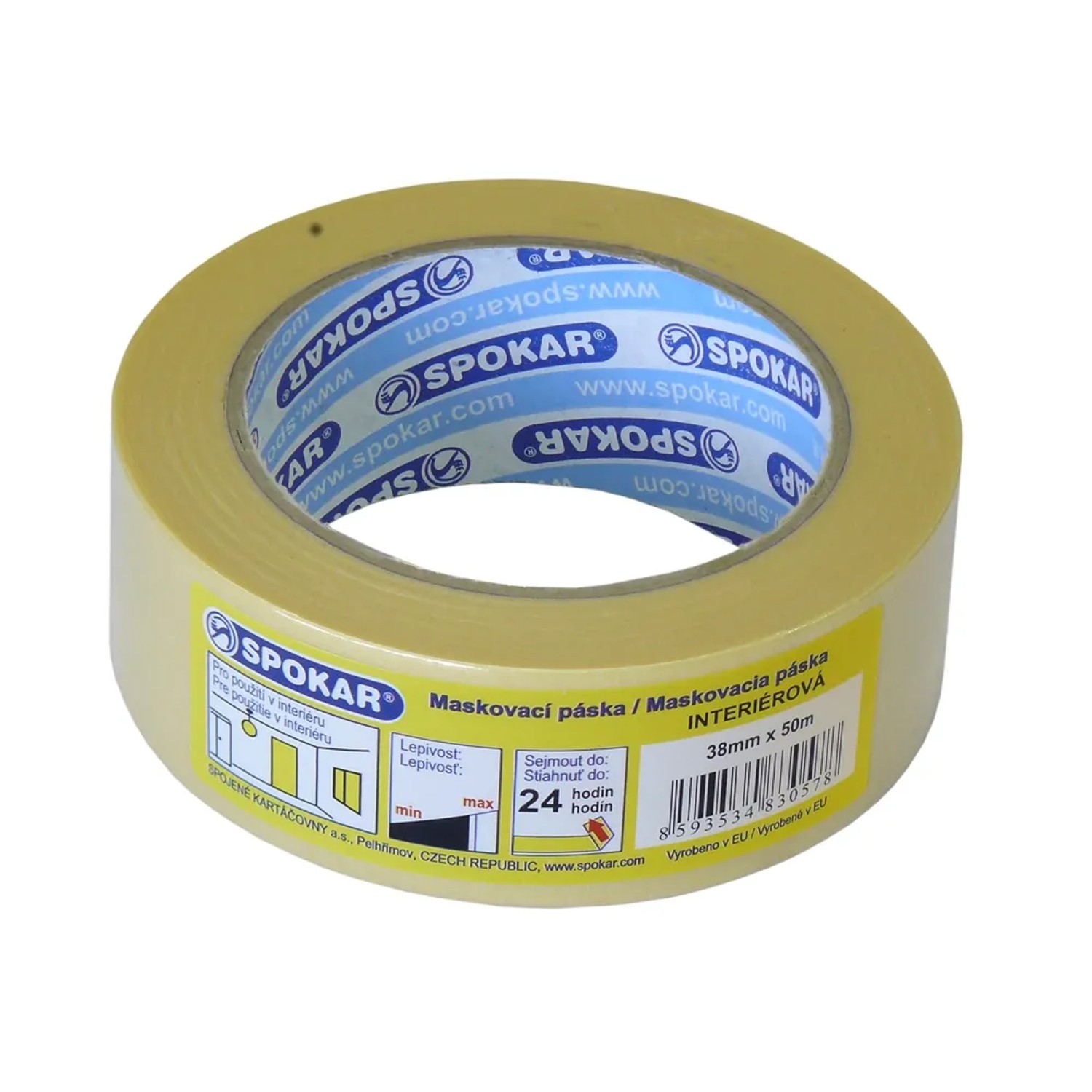 E-shop SPOKAR Maskovacia páska interiérová Standard 48 mm x 50 m