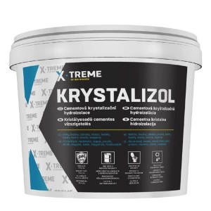 Vedro Krystallizol stavebnej izolácie pre pivnice, základy a ďalšie.