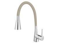 Novaservis Drezová stojanková batéria Ferro Flexi 70720 béžové rameno a spŕška