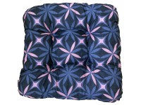 VOG Podsedák kvety modré/ružové 38 x 38 x 7 cm