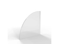 HS Flamingo Sklo pod kachle výseč, číre, 1000 x 1000 x 6 mm