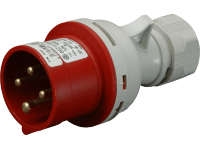 SEZ Vidlica priemyselná 400V, 32A, 4-pól, IP44