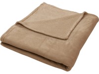 Deka z mikrovlákna 130 cm x 160 cm svetlosivá