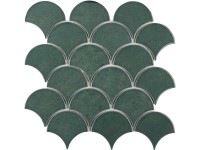 Euro Stone Keramická mozaika Castello Šupina tmavo zelená 29,2 x 30,3 cm Euro Stone Keramická mozaika Castello Šupina tmavo zelená 29,2 x 30,3 cm